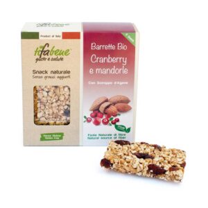 Barretta ai cereali Cranberry e mandorle Bio