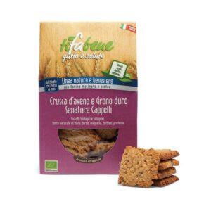 Biscotti di grano duro Senatore Cappelli e crusca di avena