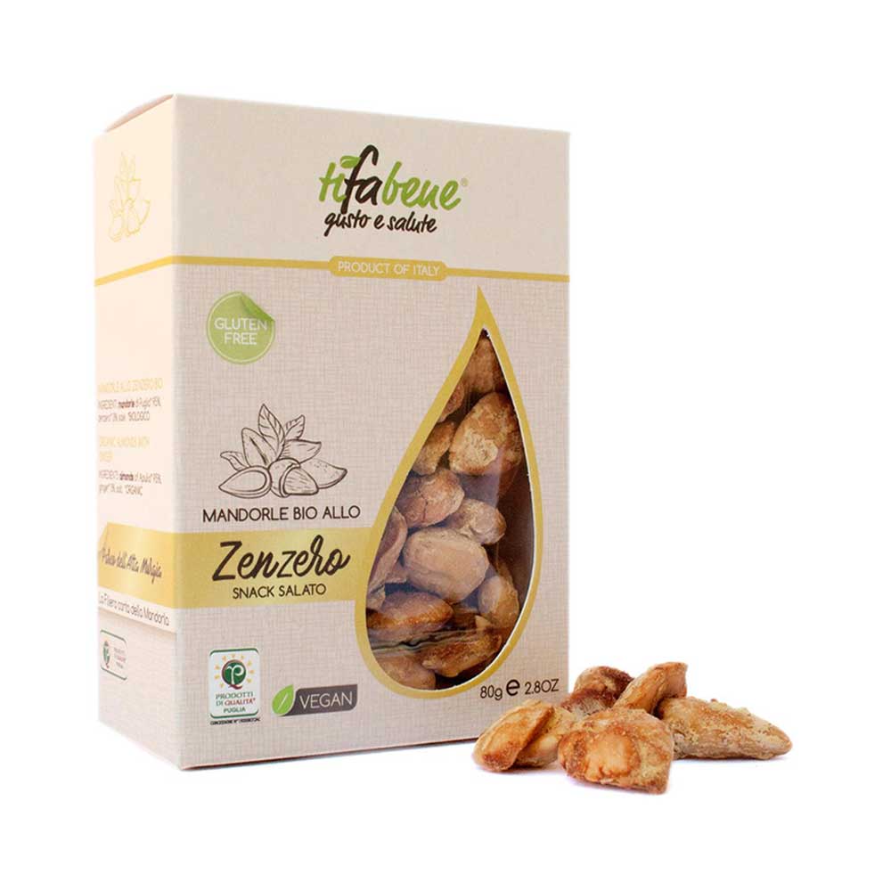 Mandorle allo Zenzero biologiche