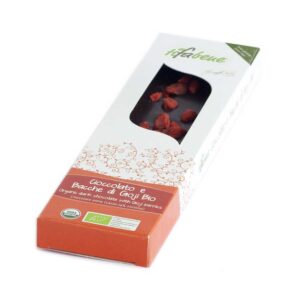Tavoletta di cioccolato e bacche goji bio