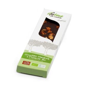 Tavoletta di Cioccolato mandorle e pistacchi Bio