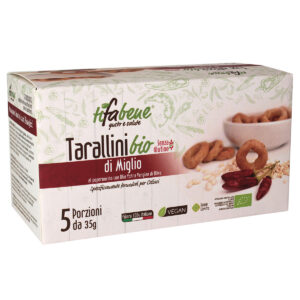 Tarallini Bio di Miglio al peperoncino - Senza glutine