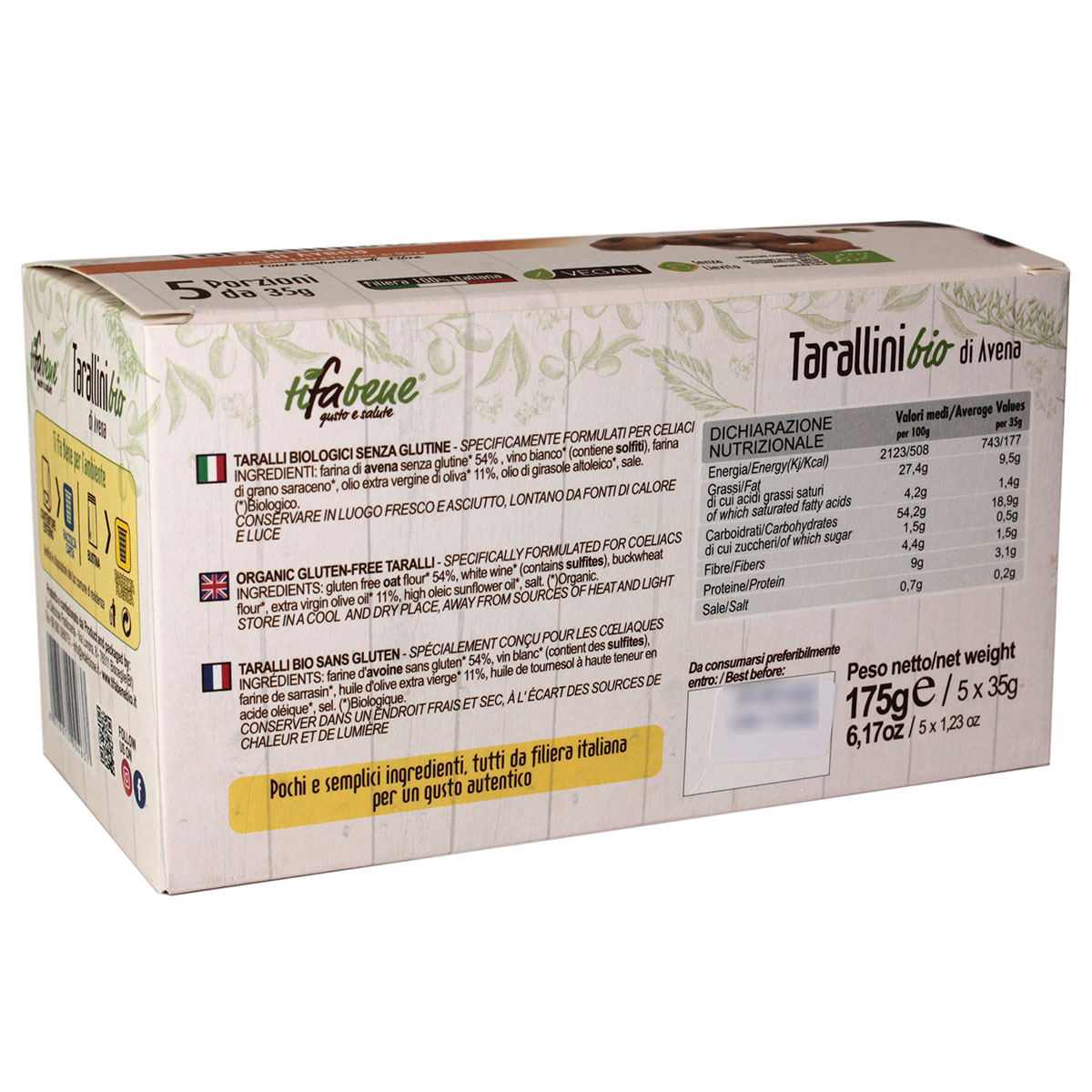 Tarallini Bio di Avena - Senza glutine - immagine 2