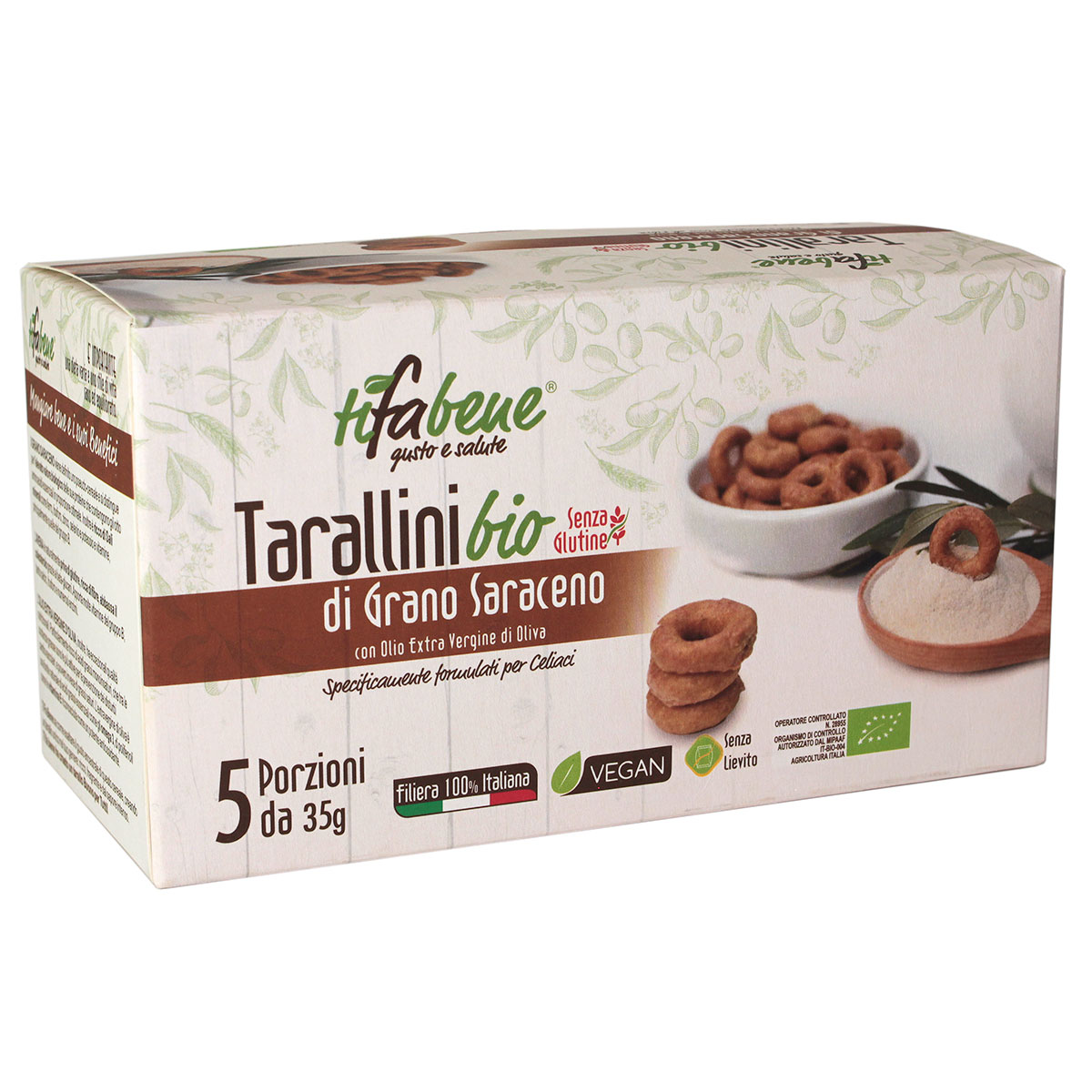 Tarallini Bio di Grano Saraceno - Senza glutine