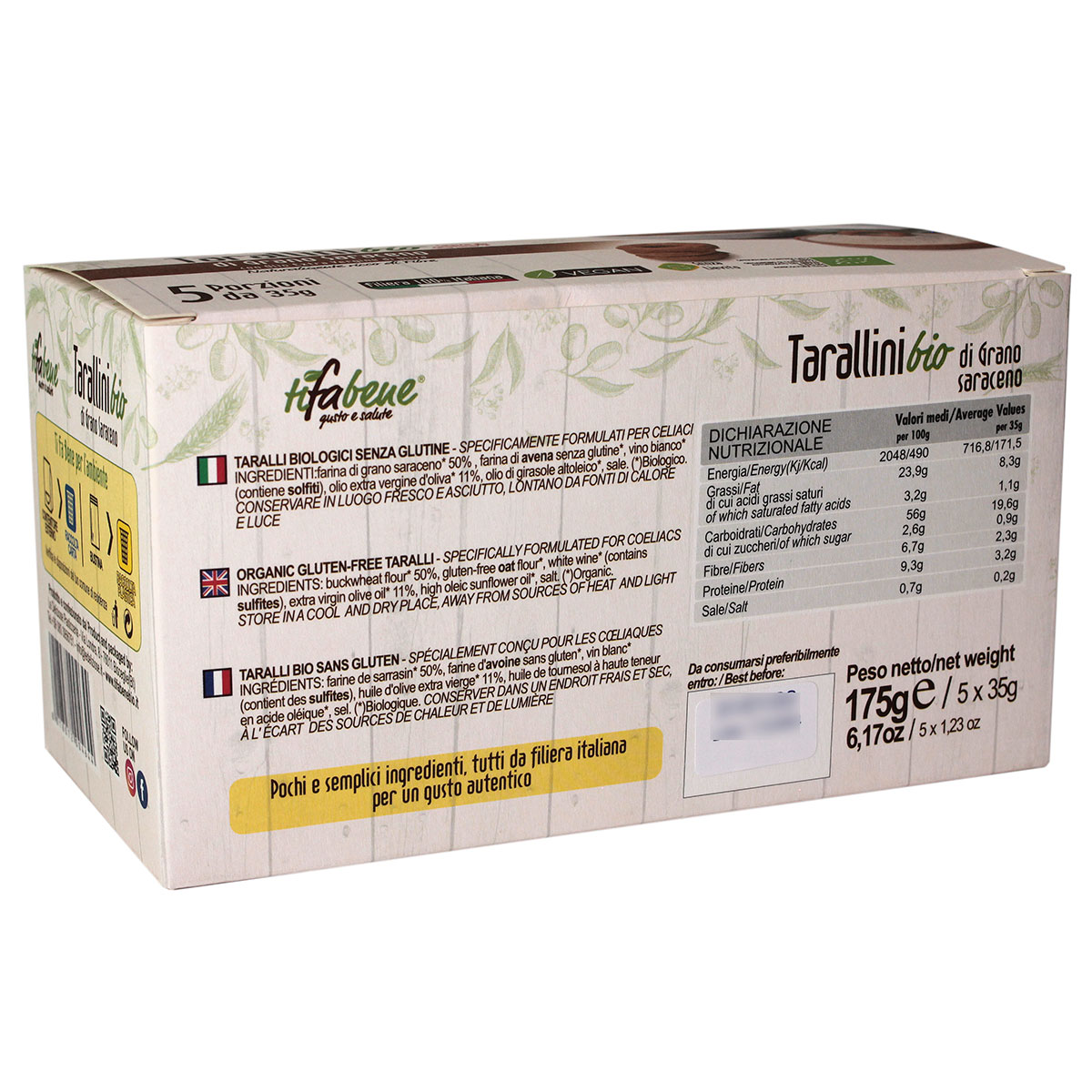 Tarallini Bio di Grano Saraceno - Senza glutine - immagine 3