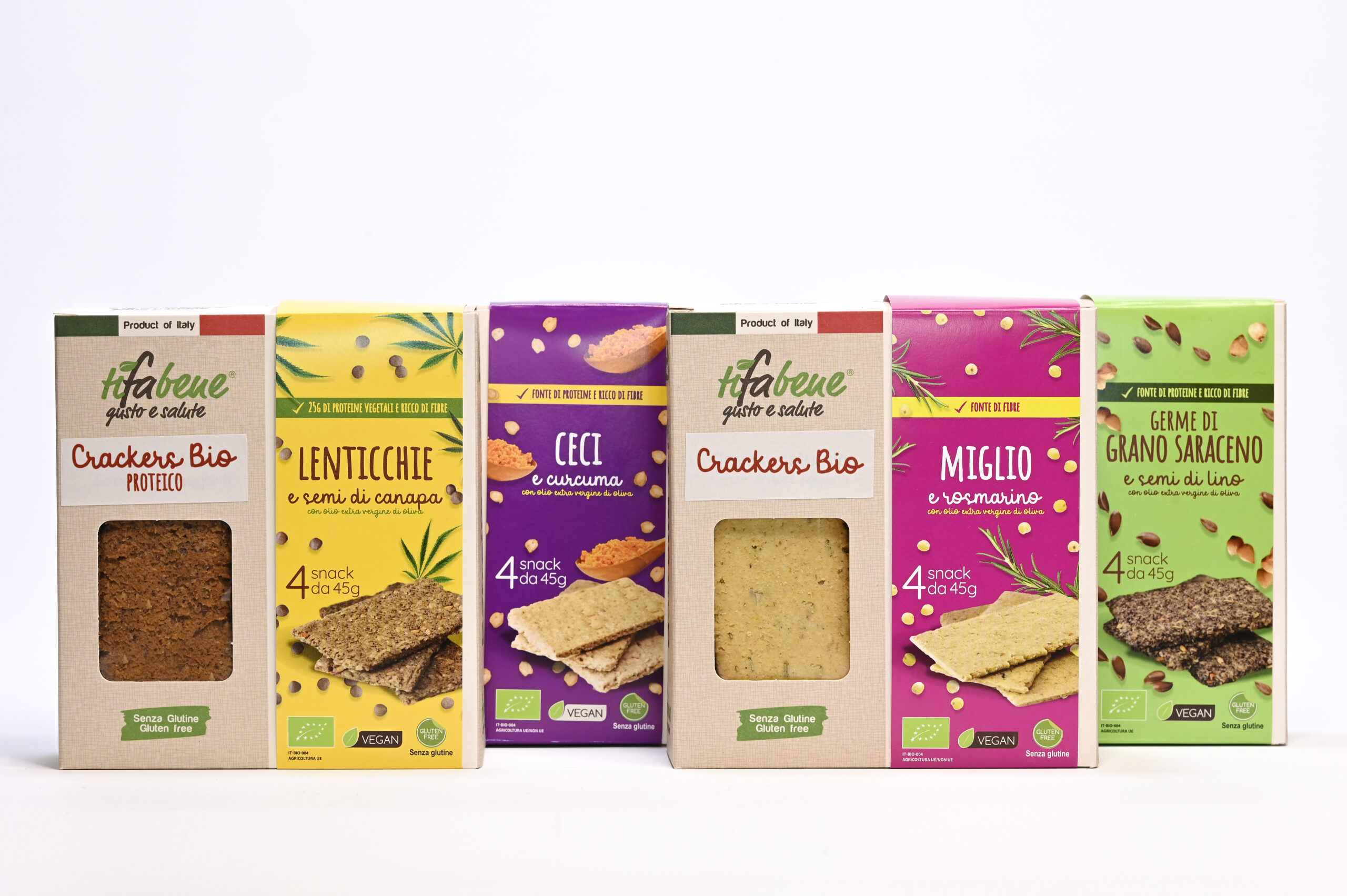 Crackers proteico Lenticchie, canapa e semi di lino 180g - immagine 2