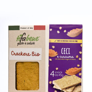 Cracker con Ceci e Curcuma 180g