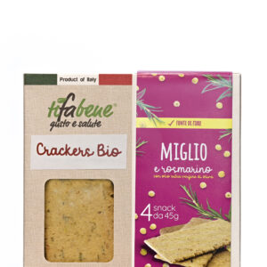 Cracker di Miglio e rosmarino 180g
