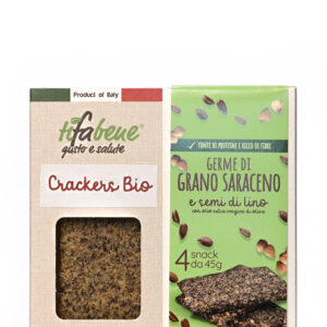 Crackers di grano saraceno e semi di lino 180g
